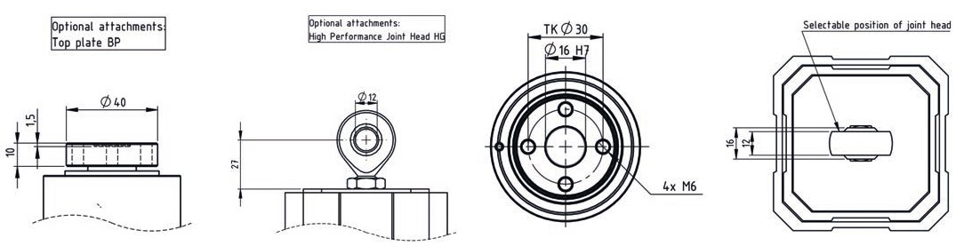 Attachment parts S-TEG