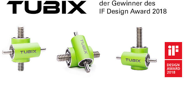 TUBIX worm gear screw jacks in various design versions