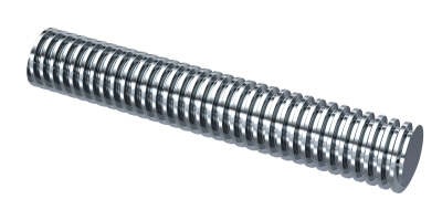 T10x2 304 Left Trapezoidal Screw Threaded Rod Long 100 to 600mm # ZX T20 x 4 