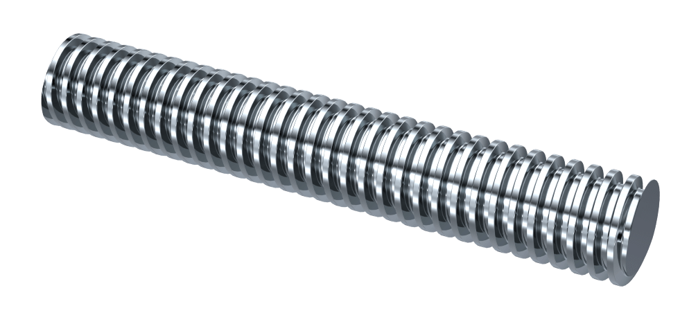 Tr12x3 Left Handed Trapezoidal Screw Threaded Rod 12 mm Spindle 3 mm Pitch 