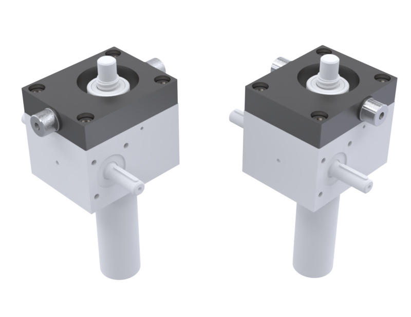 Cardan adapter KA-ZL and KA-ZQ - for applications in which screw jacks must be installed so that they can pivot about an axis 